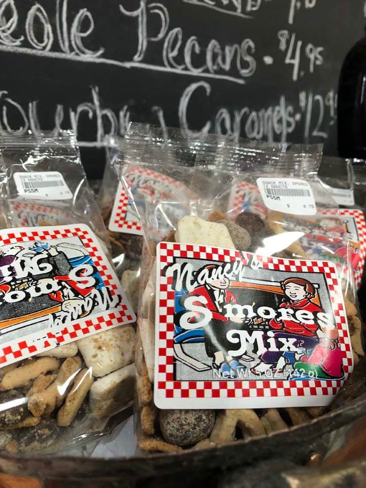 smores snack mix at oak alley gift shop
