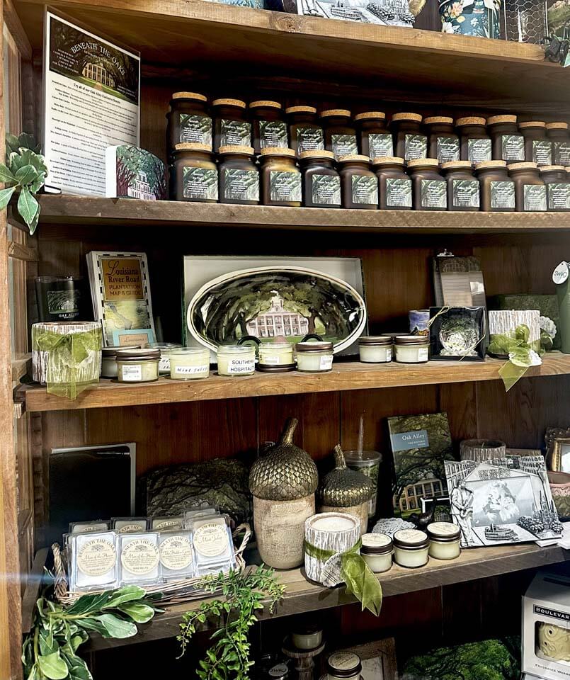 oak alley gift shop candles for sale